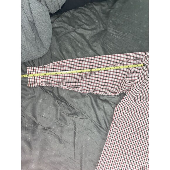 Brooks Brothers Original Polo Button Down Shirt Size L Red Grey White Check - Picture 12 of 13